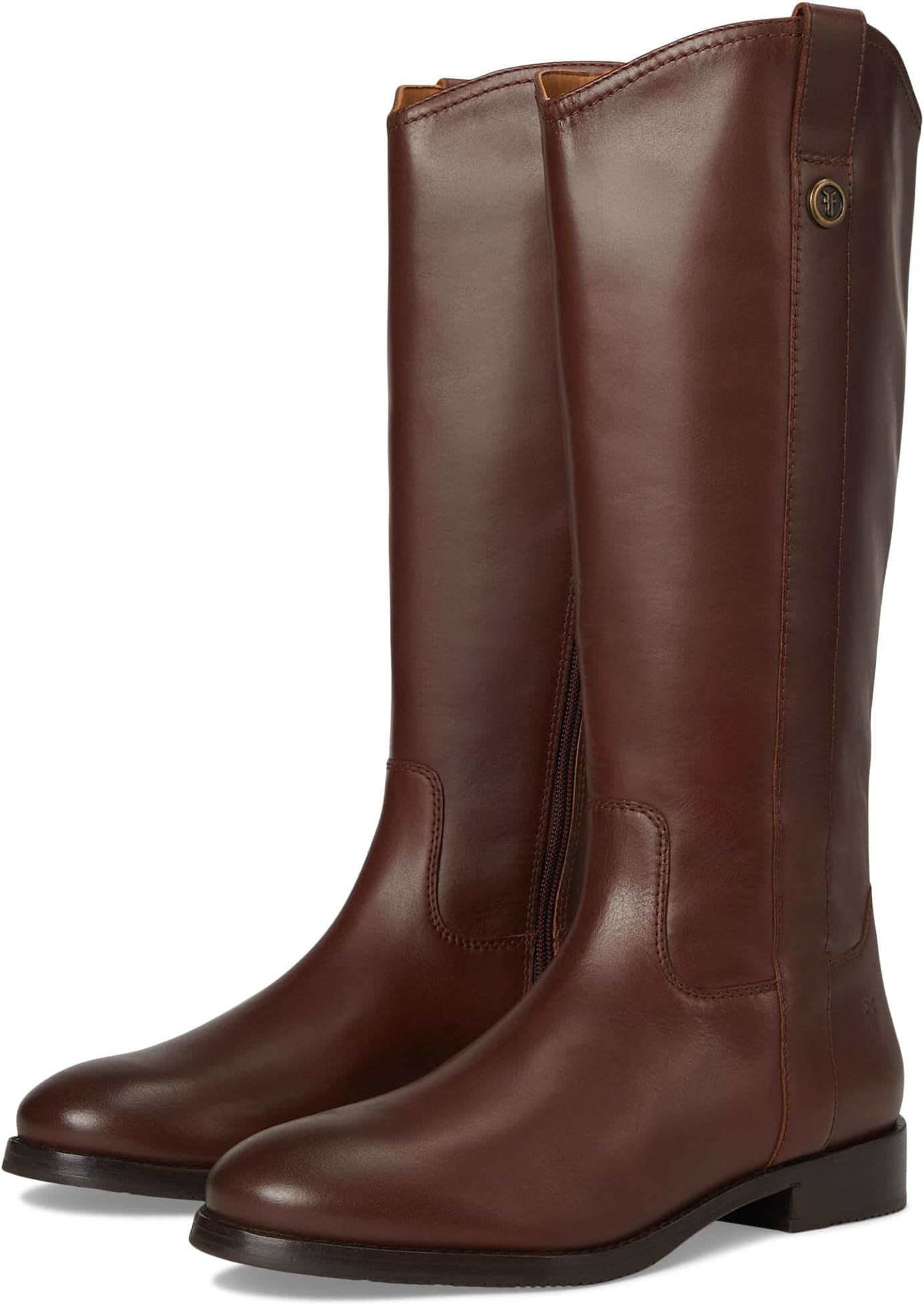 Ботинки Frye Women's Melissa Button Tall Inside Zip, Saddle