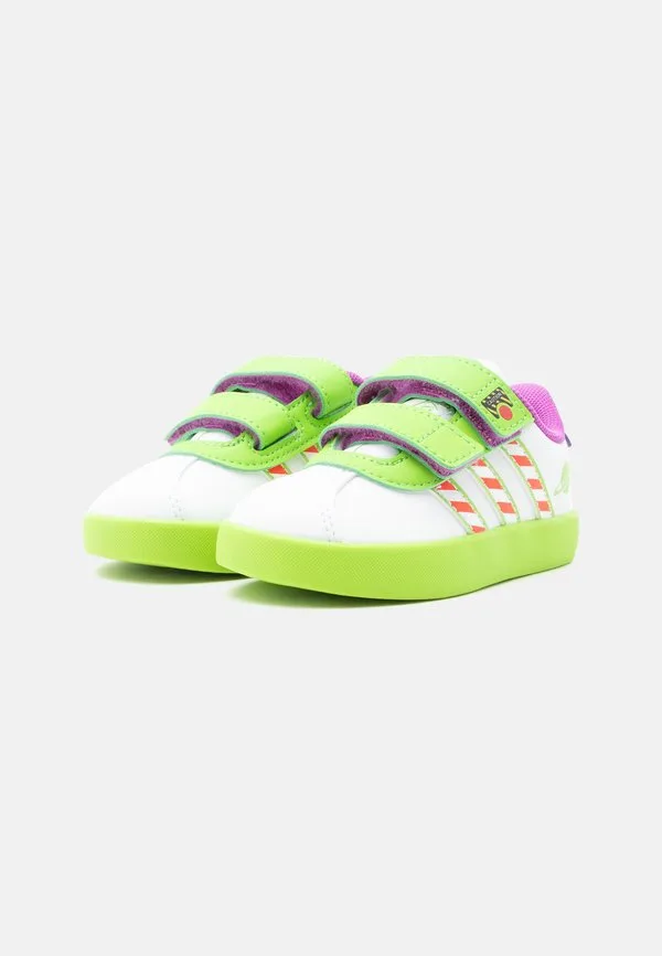 Кроссовки для бега по шоссе court buzz Adidas Performance, Footwear White/Semi Solar Green — фото 2