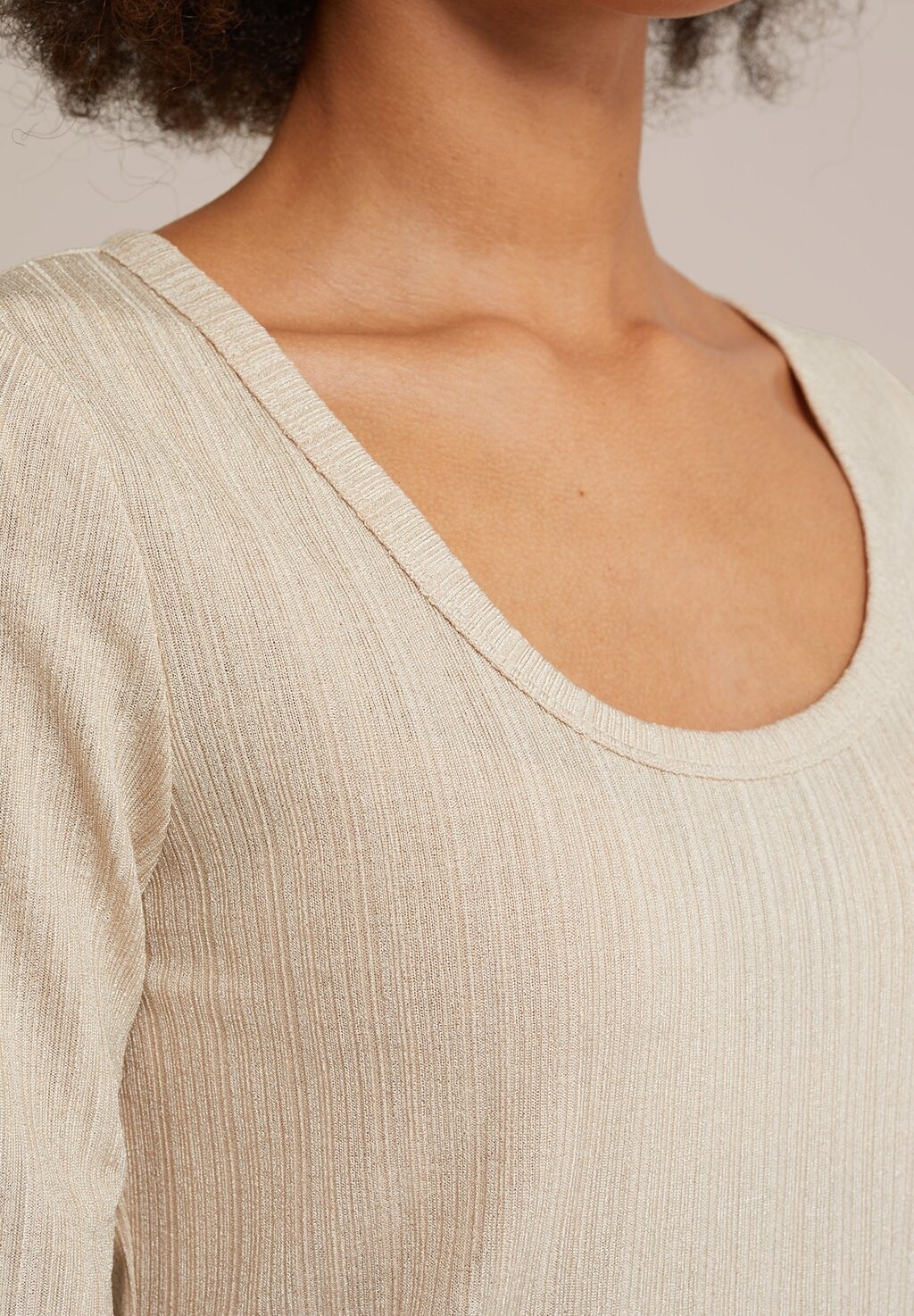 

Базовая футболка WE Fashion, бежевый