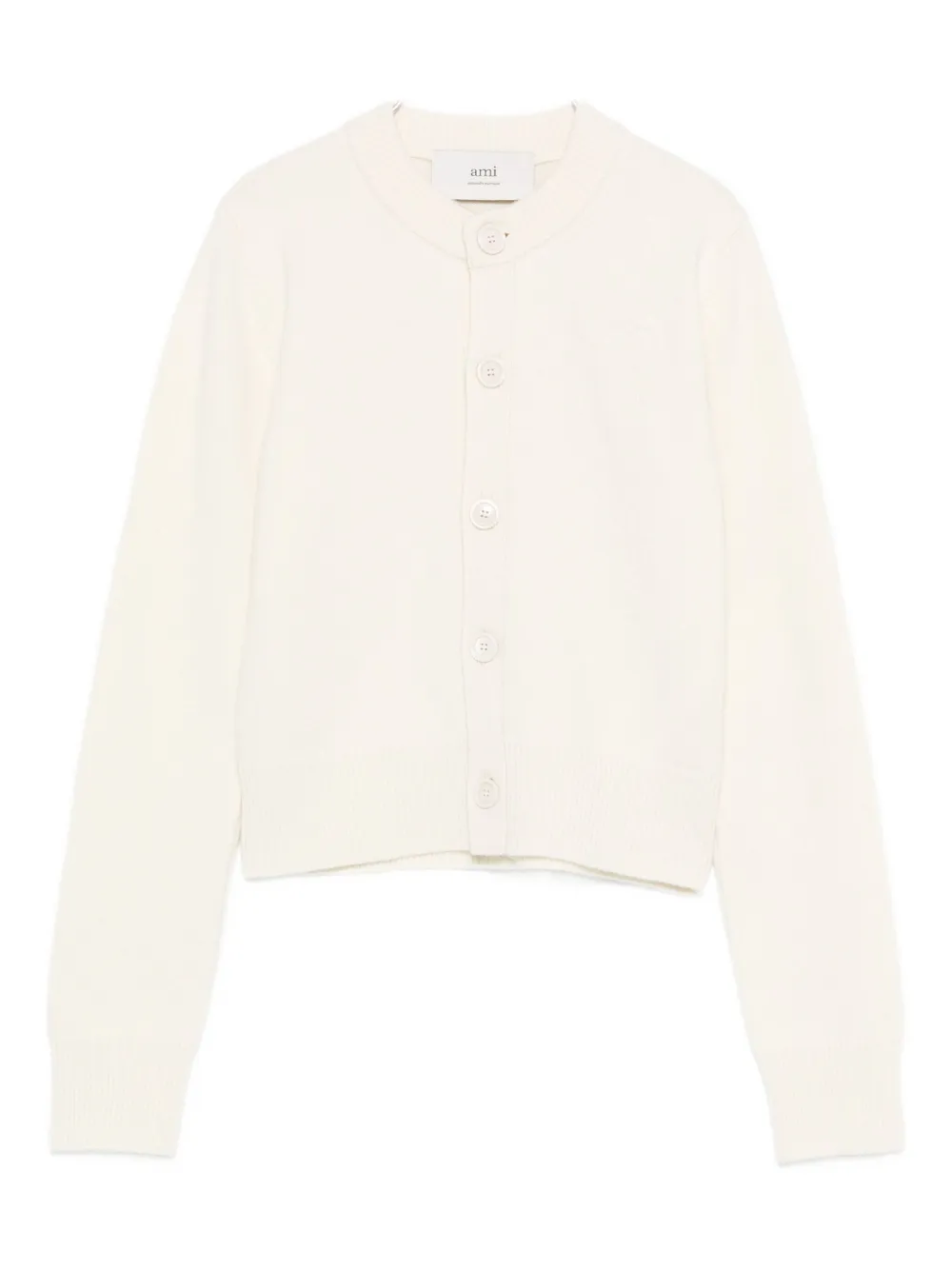

Кардиган на пуговицах Ami Paris, нейтральный