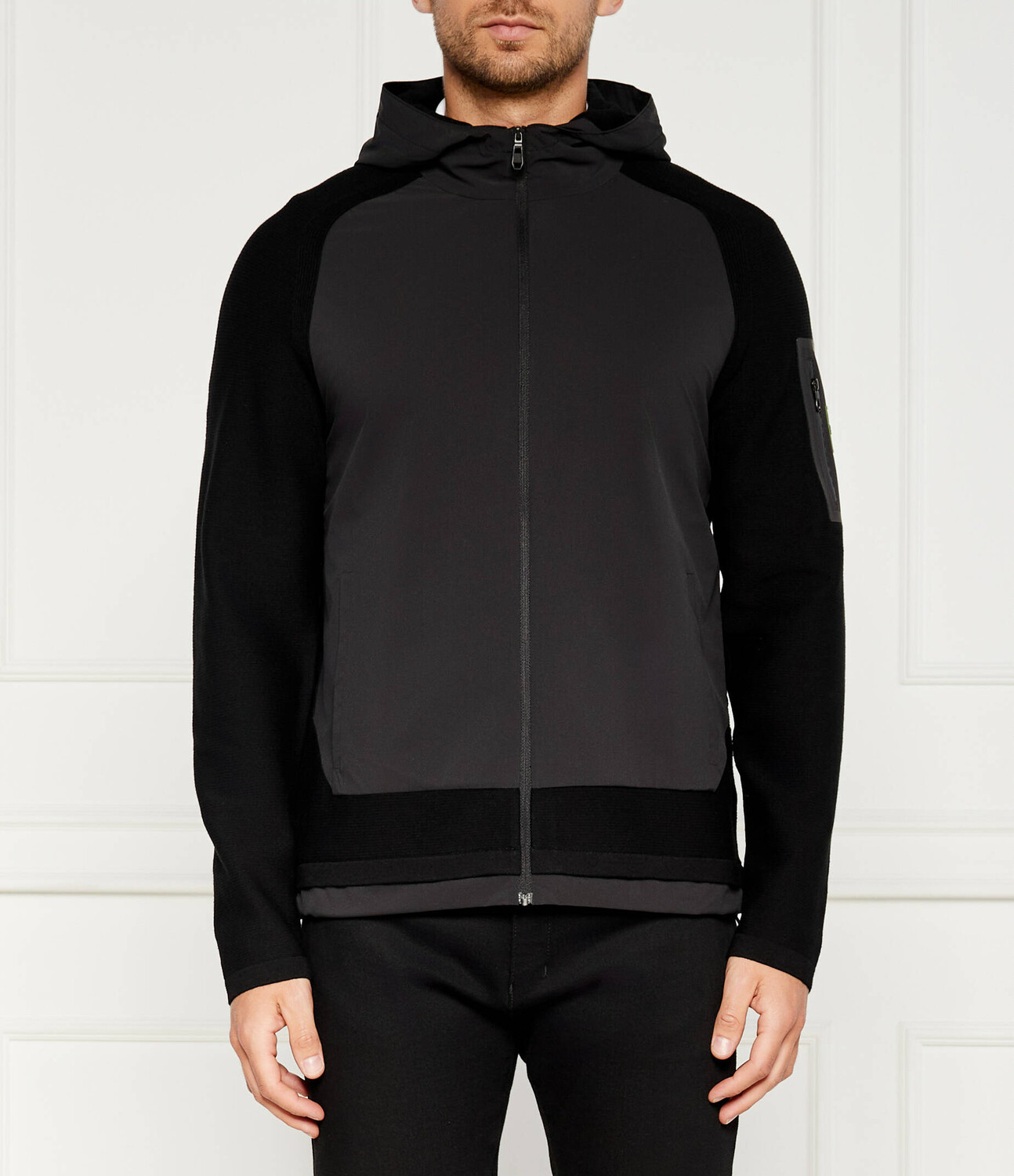 

Толстовка BOSS GREEN Modak Regular Fit, черный