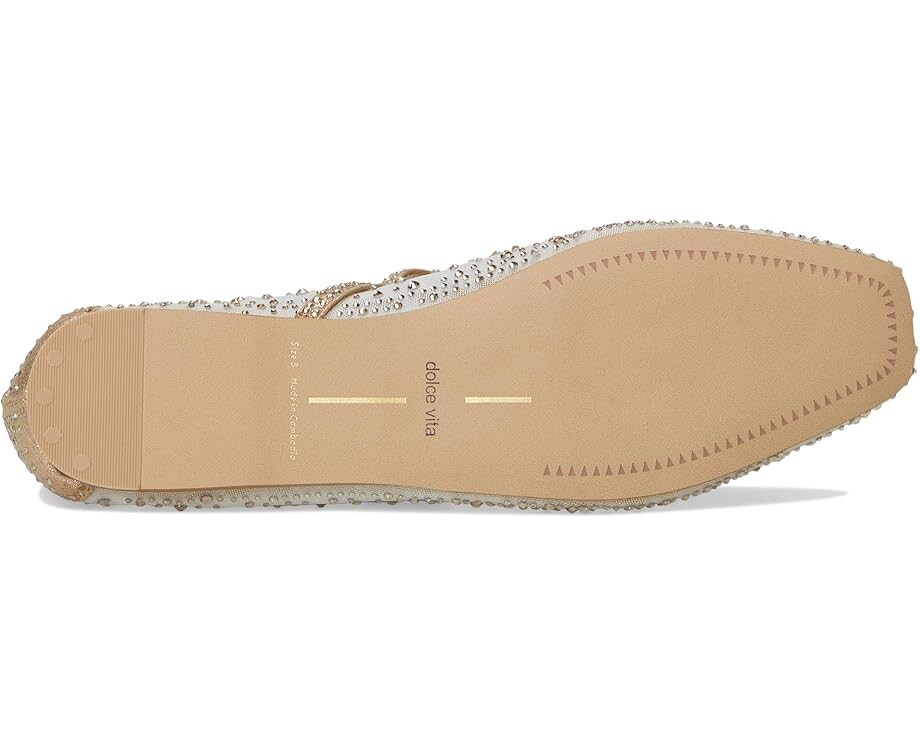 Туфли на плоской подошве Dolce Vita Reyes Crystal, цвет Gold Mesh — фото 3
