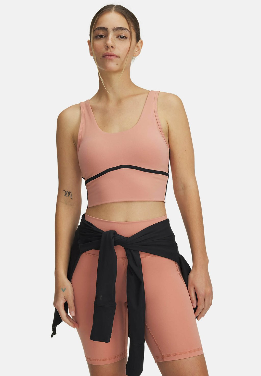 

Топ SLEEVELESS MERIDIAN PIPED CROP TANK Under Armour, розовый
