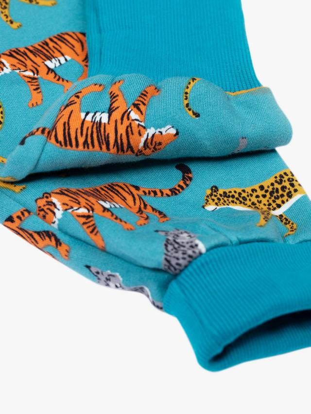 Детский хлопковый комбинезон Big Snuggle Frugi, Wild Cats — фото 3