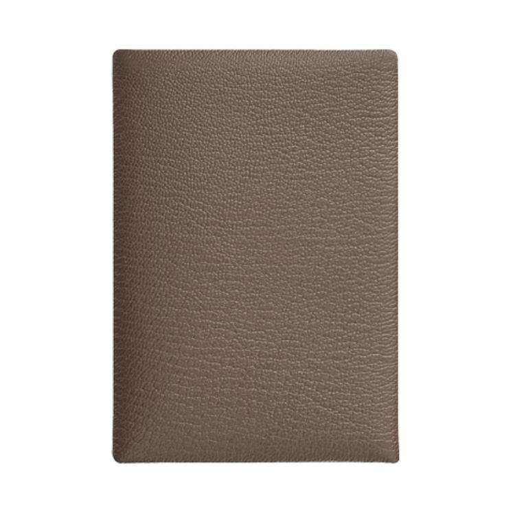 

Кожаный кардхолдер HERMES Women's Elephant Gray