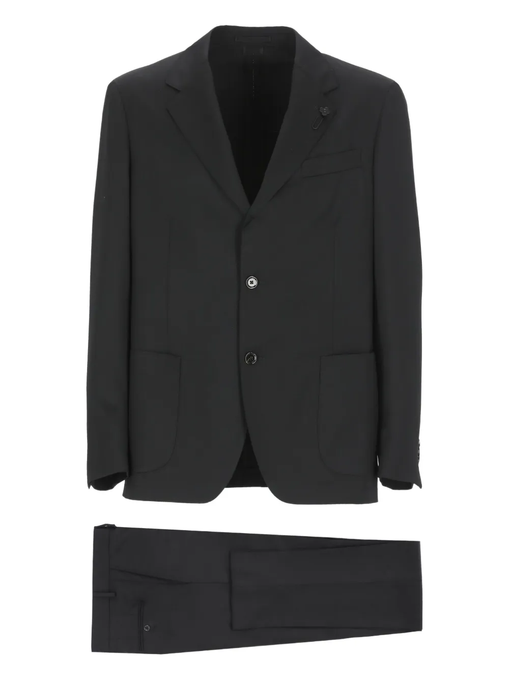 

Костюм с карманами Lardini, черный