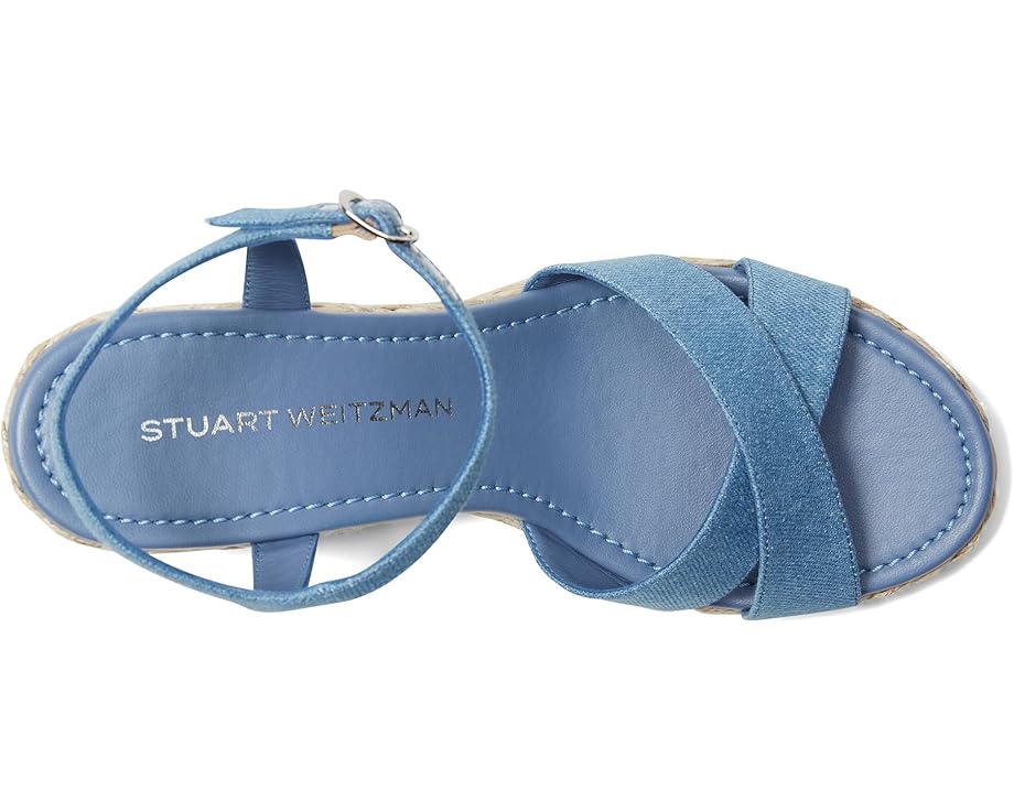 Туфли Stuart Weitzman Dayna Espadrille Wedge, цвет Washed/Natural — фото 2