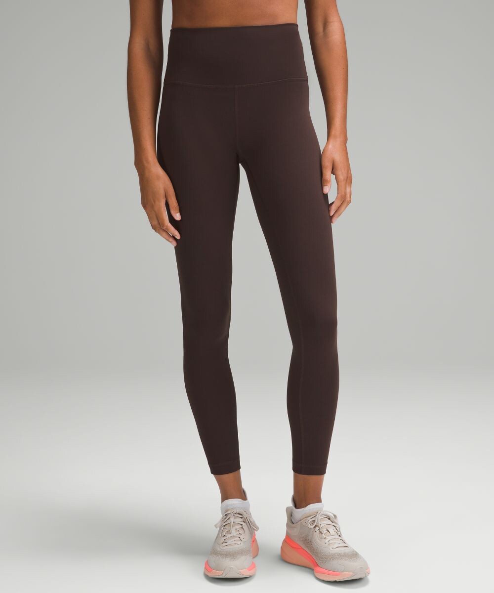 

Высокие леггинсы Wunder Train Lululemon, эспрессо
