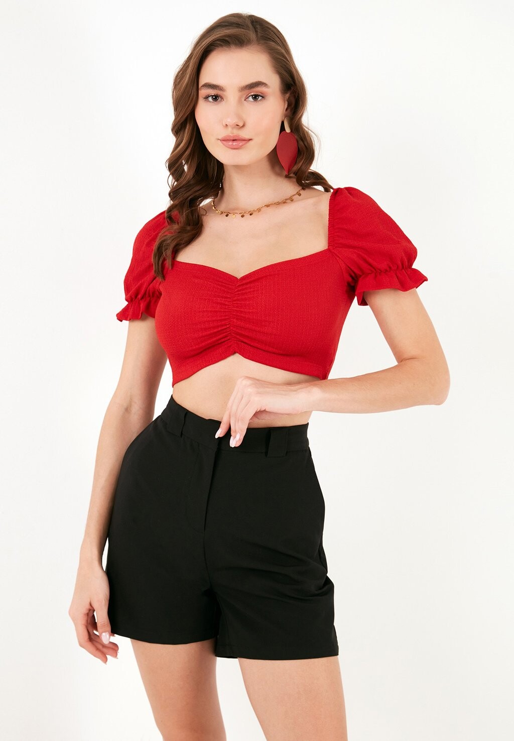 

Блуза SLIM FIT LELA, красный