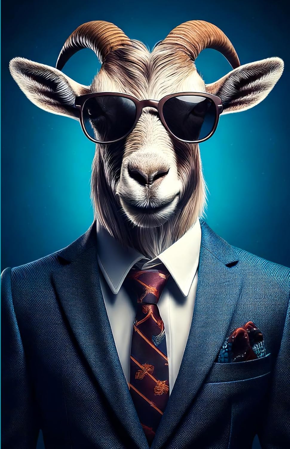 

Composition Notebook: GOAT SPIRIT | Cute Aesthetic Journal | Wide Line | 5.5 X 8.5 (Independently published)