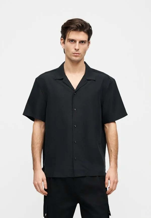 Рубашка из коллекции с отложным воротником Calvin Klein, Black — фото 3