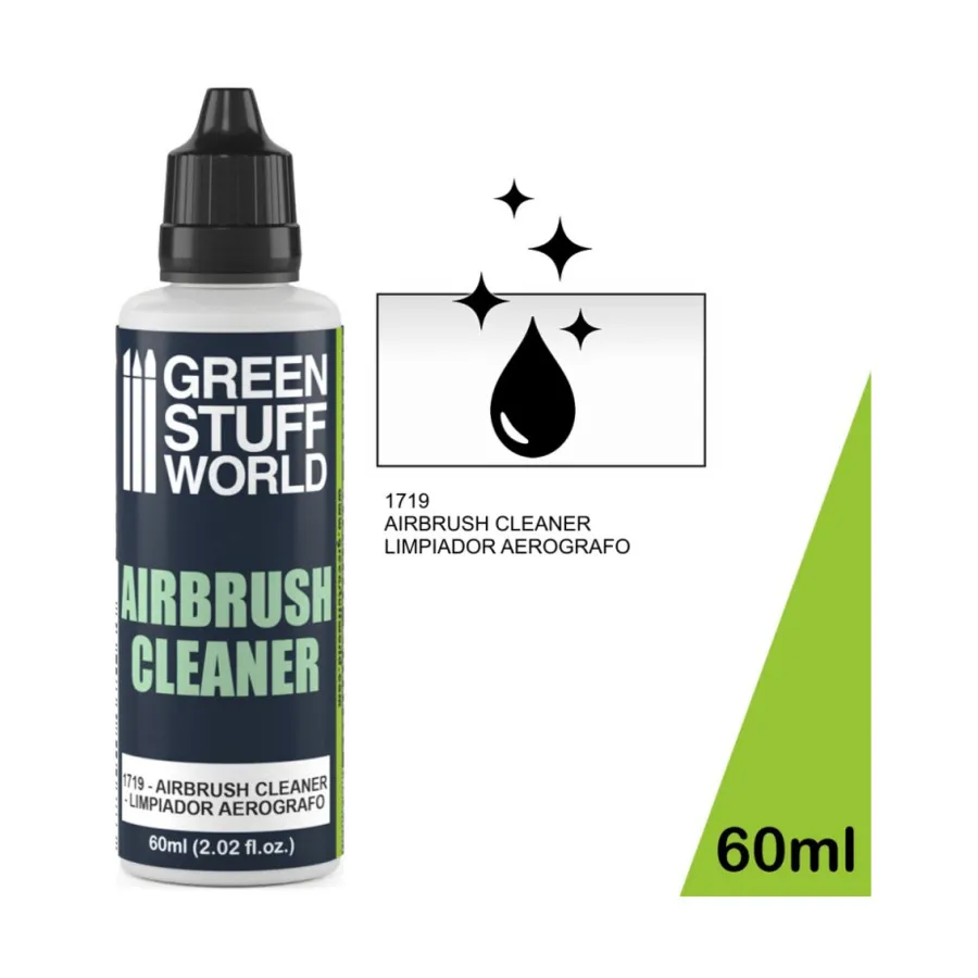 

Очиститель аэрографа (60 мл), Accessories - Airbrushing (Green Stuff World)