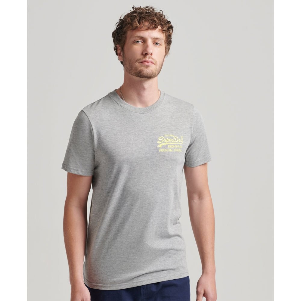 

Футболка Superdry Vintage Vl Neon, серый