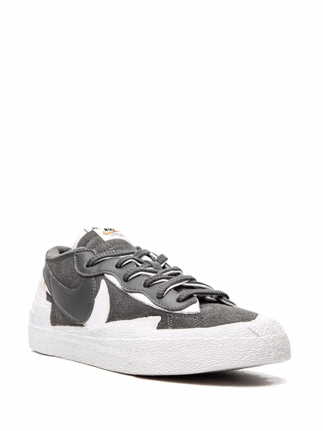 Nike кроссовки Blazer Low из коллаборации с Sacai, серый — фото 2