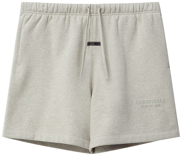 

Детские флисовые футбольные шорты Fear of God Essentials, серый