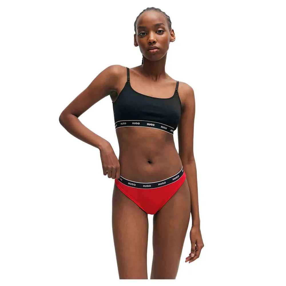 

Стринги HUGO Stripe Pyp 10240727, черный