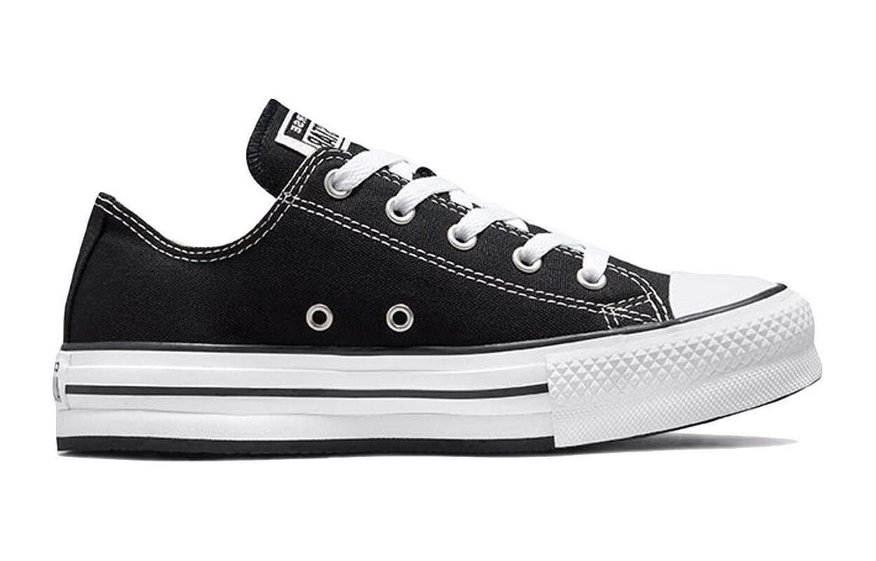 Chuck Taylor All Star Kids" парусиновые кеды начальная школа Converse, черный — фото 2