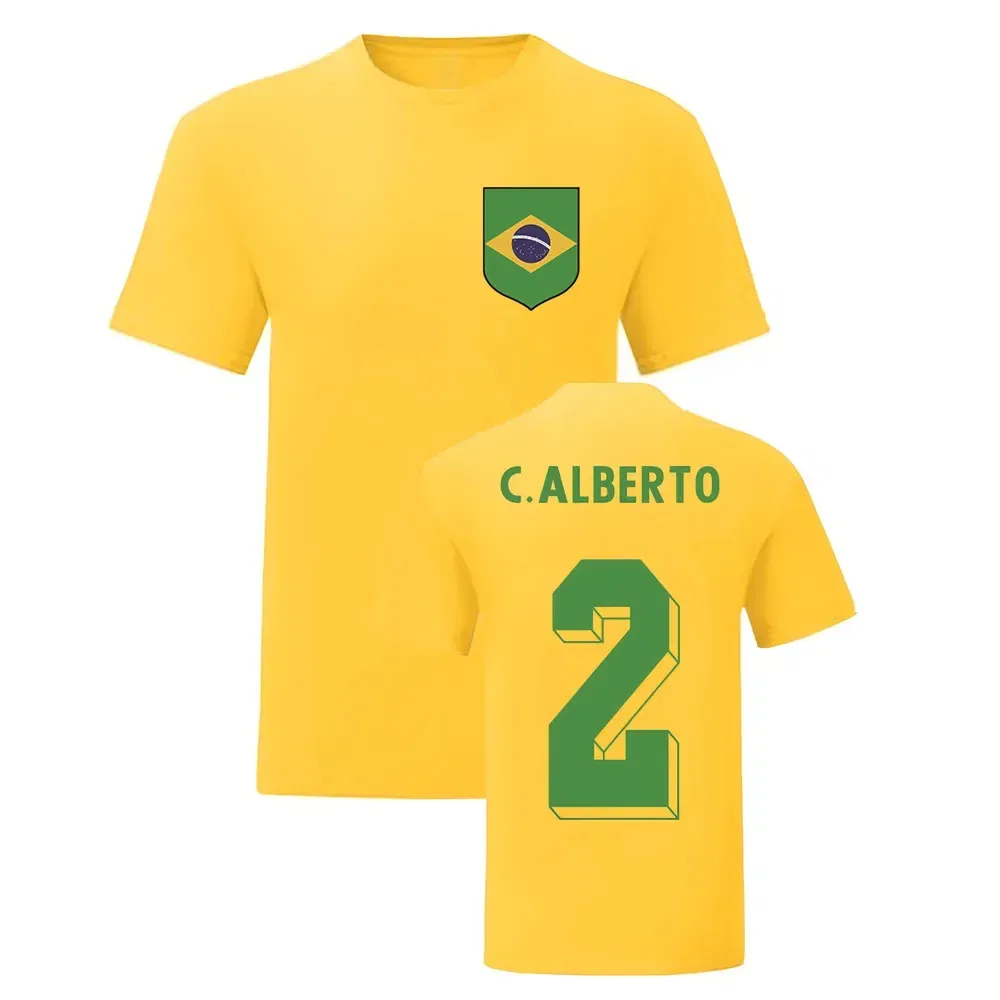 Футболка футбольная National Hero Tee Brazil, желтый
