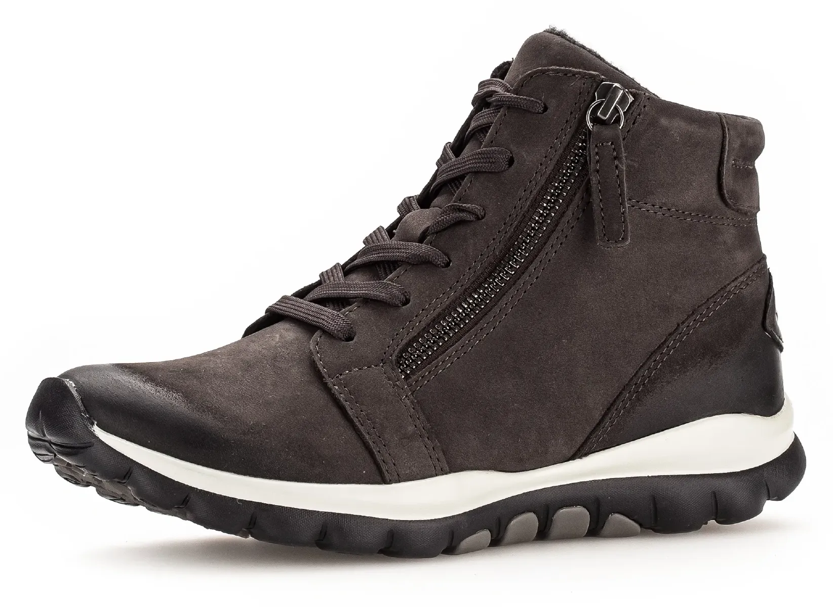 

Ботинки Gabor Rollingsoft на шнуровке, с профилированной резиновой подошвой, серый