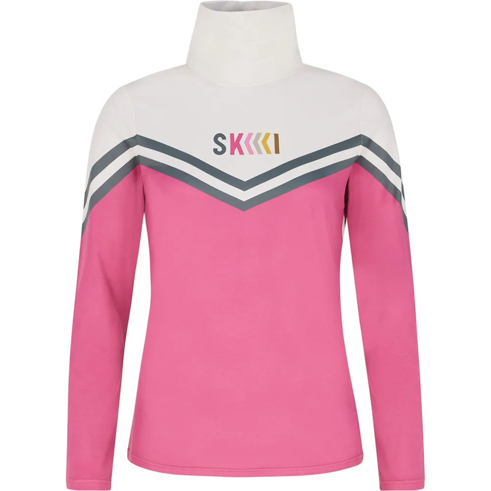 

Футболка с длинным рукавом Protest Merci half zip, розовый