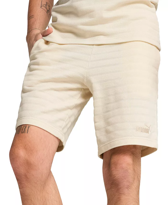 

Мужские шорты Ess Elevated Regular-Fit с текстурной полоской, длина 9" Puma, мультиколор