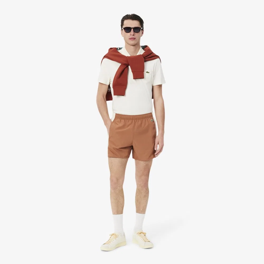 Мужские белые кожаные кроссовки Lacoste Carnaby Set