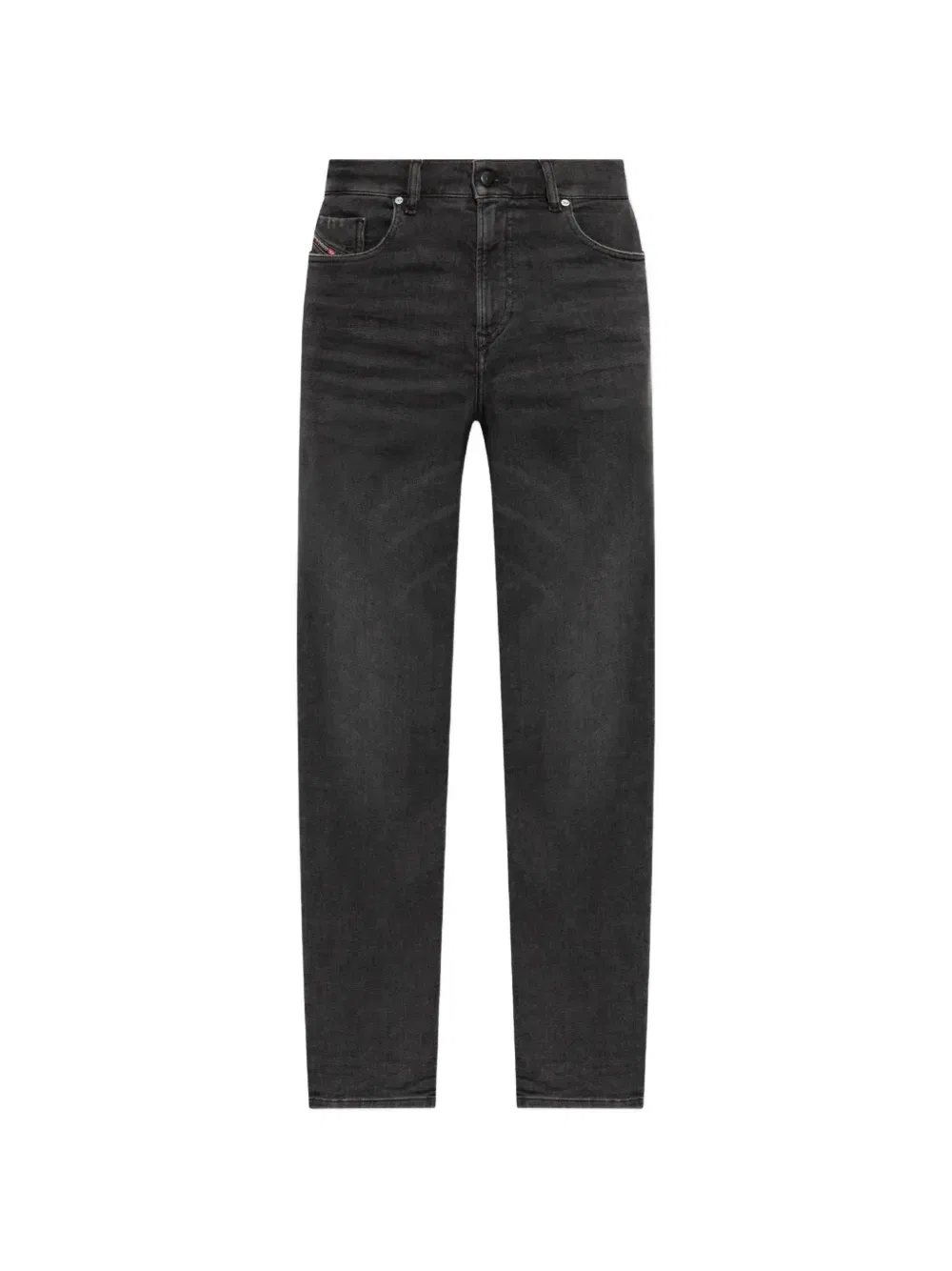 Джинсы D-VEEKLEY-BW с эффектом потертости DIESEL, серый