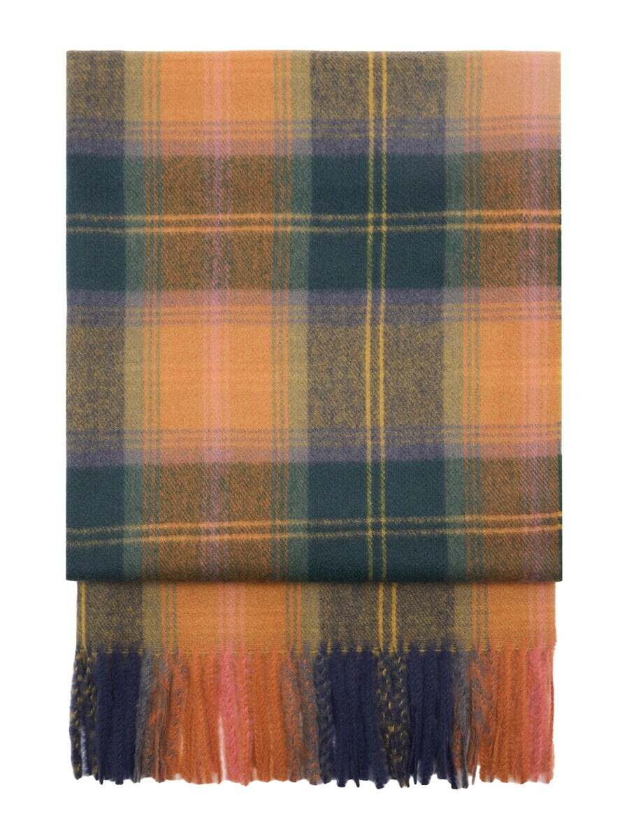 

Шарф MANGO Scarf, цвет mandarine