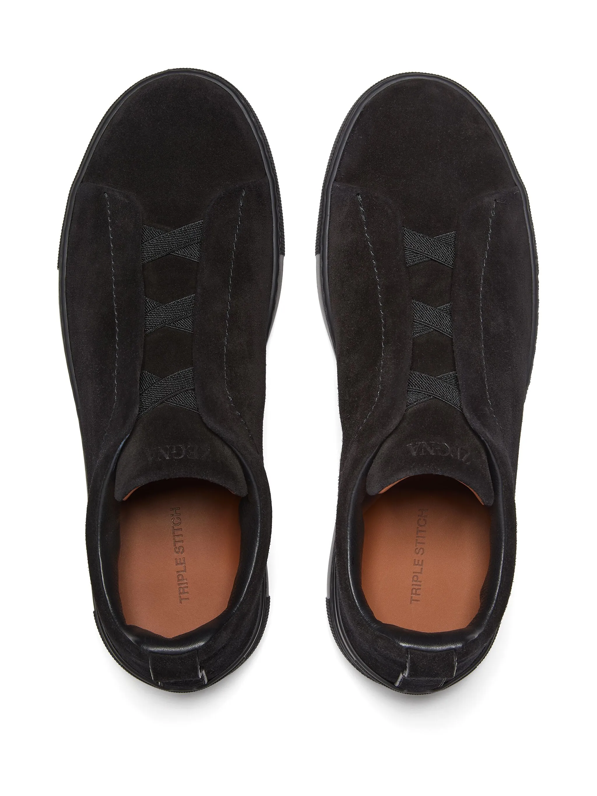 

Кеды Triple Stitch Zegna, черный