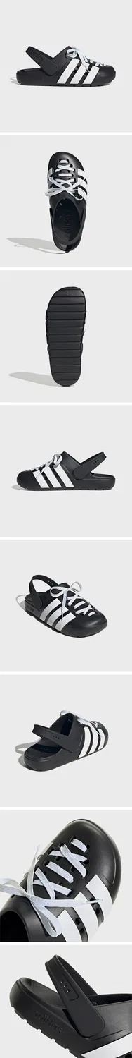 Мужские клоги Adilette 2.0 чёрные от Adidas — фото 4