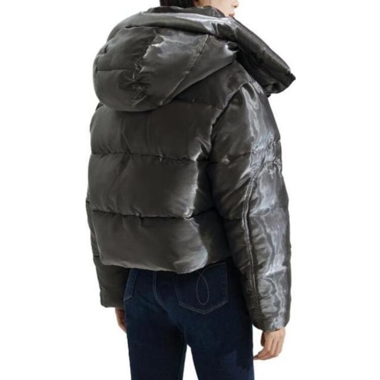 Куртка Calvin Klein Puffer, серо-черный — фото 3
