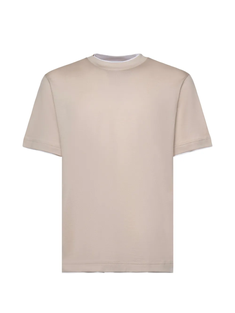

Футболка с круглым вырезом Eleventy, бежевый