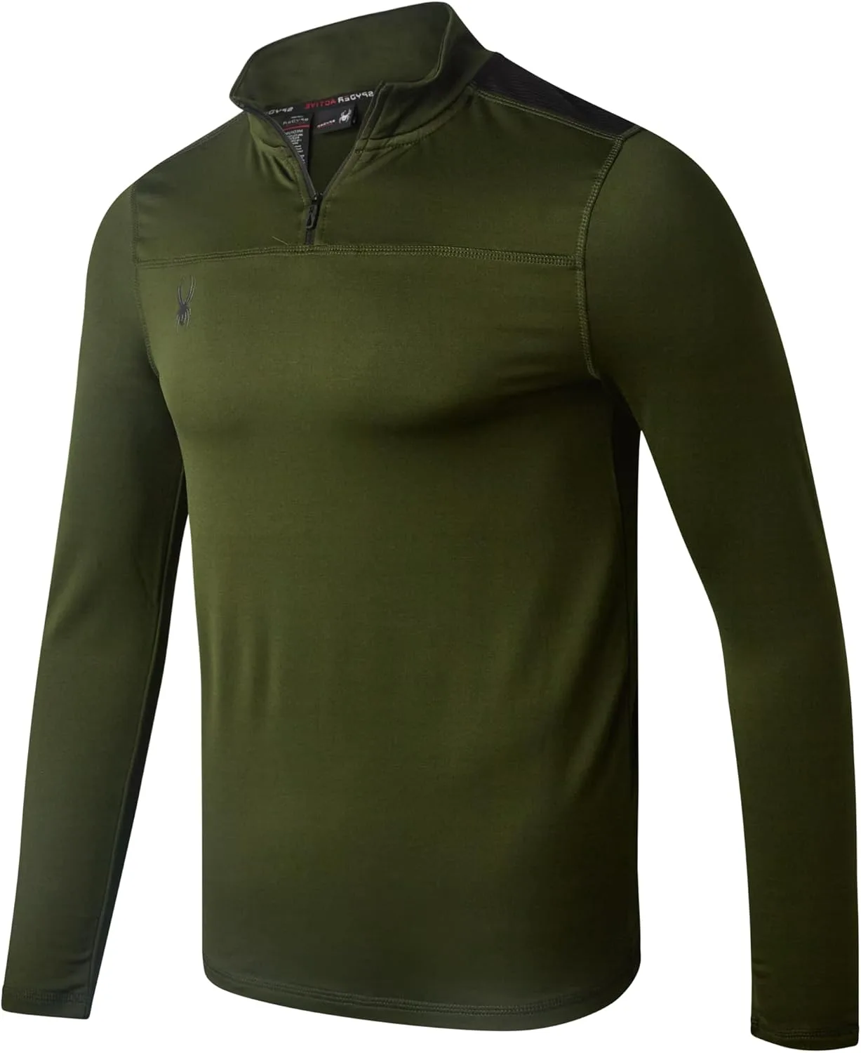 

Spyder мужская флисовая толстовка с длинными рукавами и молнией на четверть