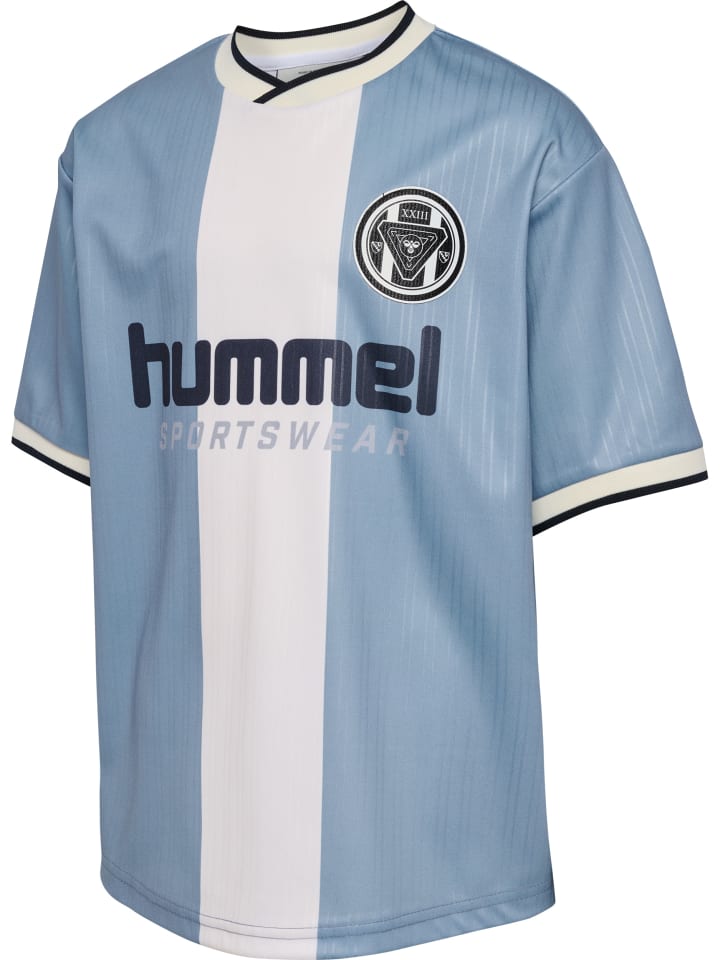 Hummel Детская футболка Hmljr Loose Football из выцветшего денима — фото 4