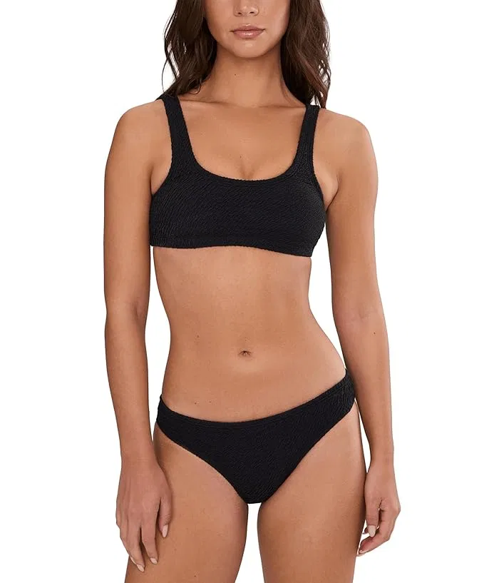 Купальник бикини Shoreline Pucker Bralette Nike, Black — фото 2