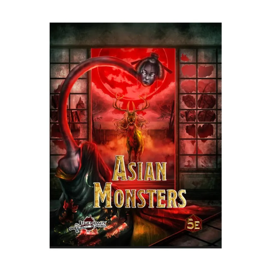 

Asian Monsters (5E), Dungeons & Dragons (5th Edition) - Rulebooks, Sourcebooks & Supplements (Legendary Games), мягкая обложка