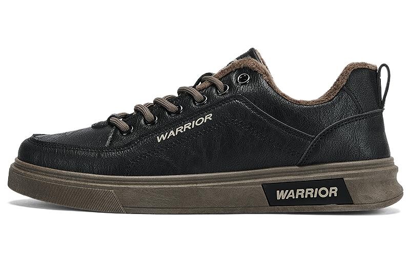 

Кроссовки WARRIOR Skateboarding Shoes Men Low-top Gray/Brown, черный