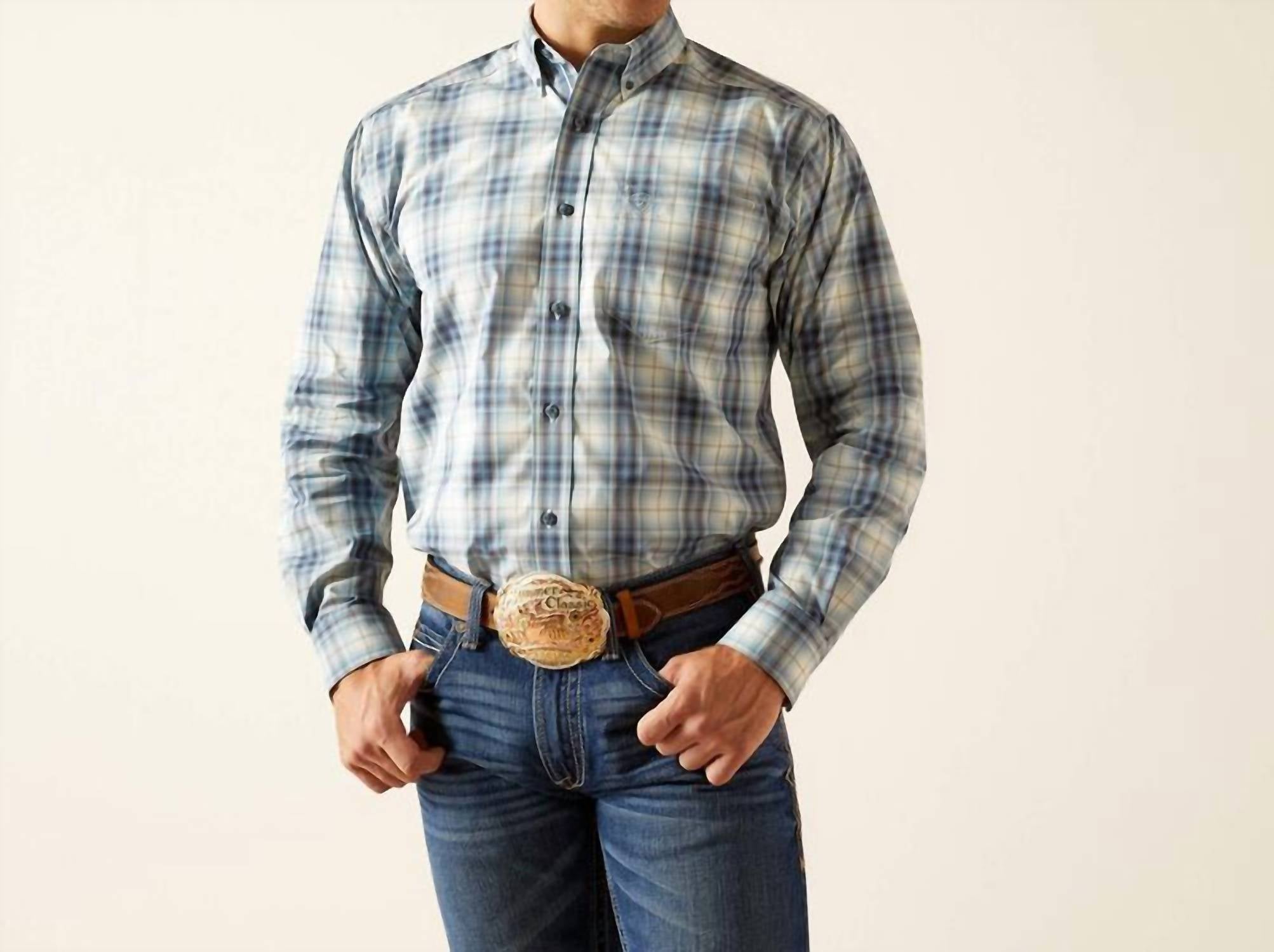 

Футболка Pro Series Emiliano светло-синего цвета ARIAT
