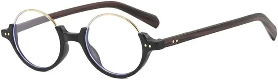 

Винтажные круглые солнцезащитные очки без оправы для женщин, модные очки с леопардовым принтом и градиентом, защита от УФ-излучения UV400, модные солнцезащитные очки для мужчин с заклепками в стиле панк KTUCN, 10