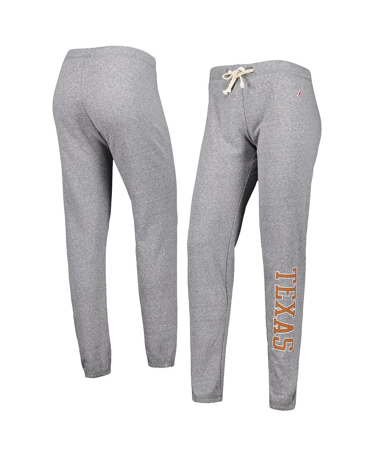 

Женские брюки-джоггеры трехцветного цвета цвета Heather Grey Texas Longhorns Victory Springs League Collegiate Wear