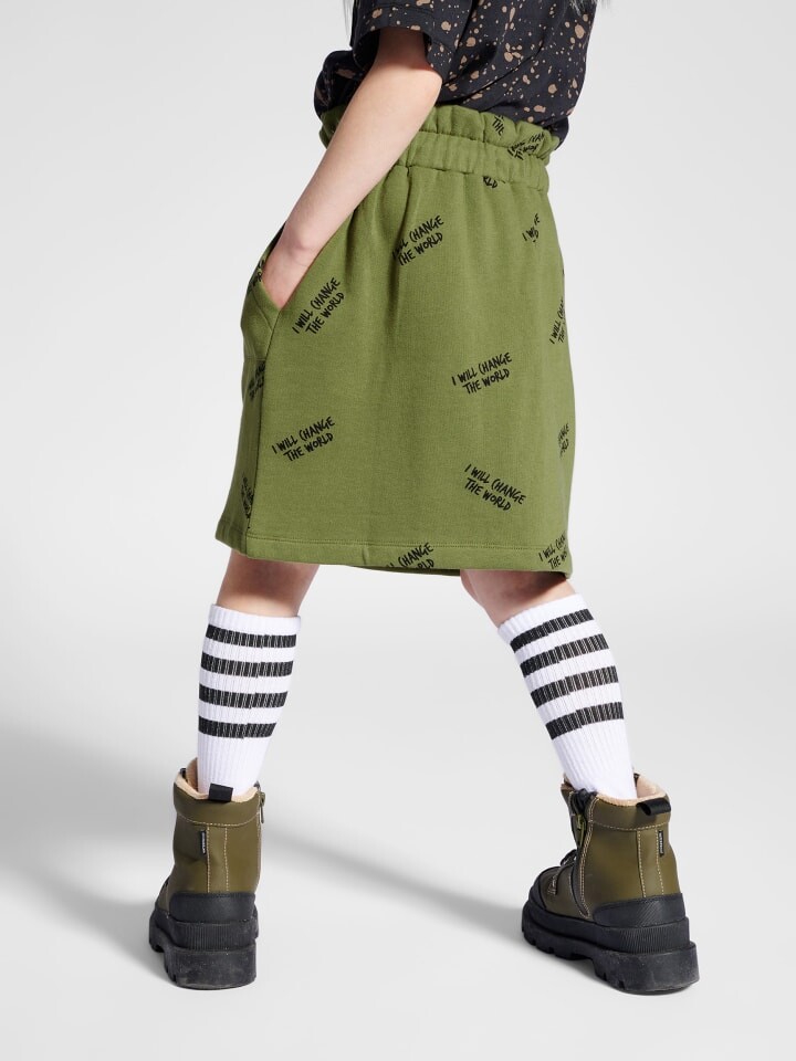 Юбка Sometime Soon Verstellbare Taille Skirt Stsmolly Mädchen, цвет OLIVE BRANCH — фото 3