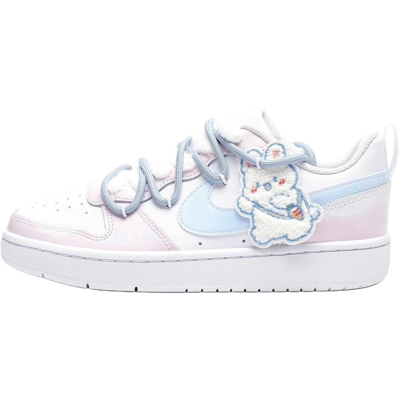

Детские кроссовки для скейтбординга Court Borough Low 2 Low Top для подростков Nike, розовый