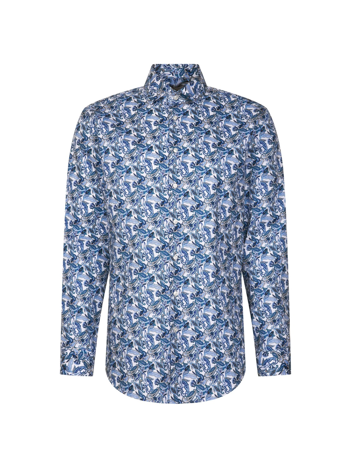 

SEIDENSTICKER Рубашка на пуговицах Regular Fit 'Schwarze Rose' в синем цвете