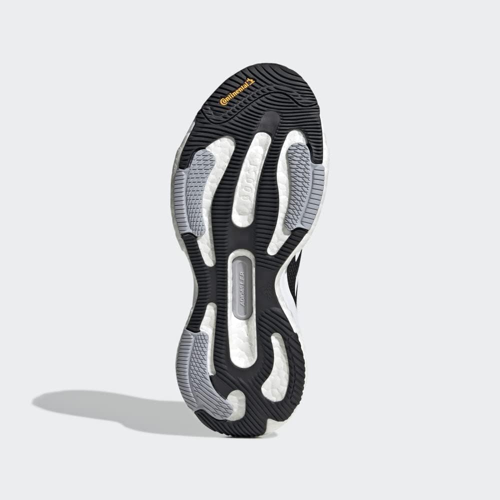 Мужские кроссовки Adidas Solarglide 5, черный/белый/серый — фото 4