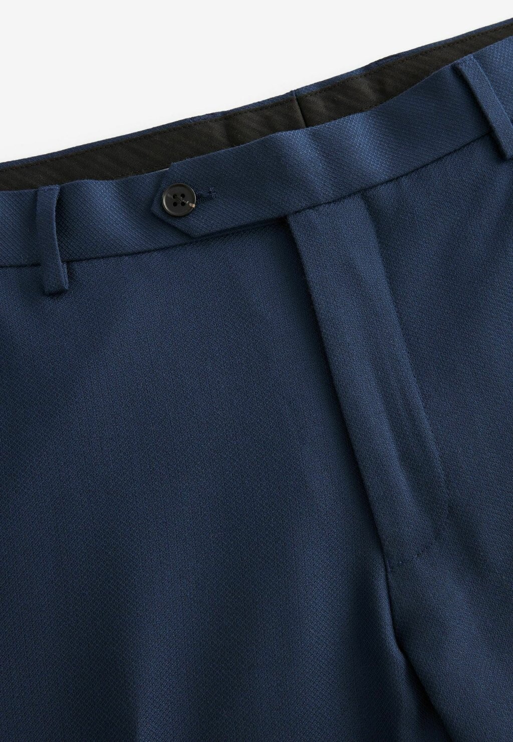 Костюмные брюки SLIM FIT TEXTURED Next, синий — фото 4