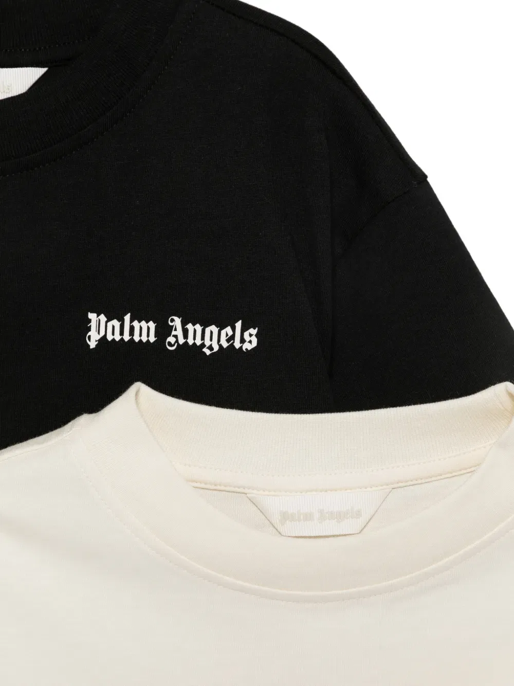 Набор из трех футболок с логотипом Palm Angels Kids, серый — фото 2