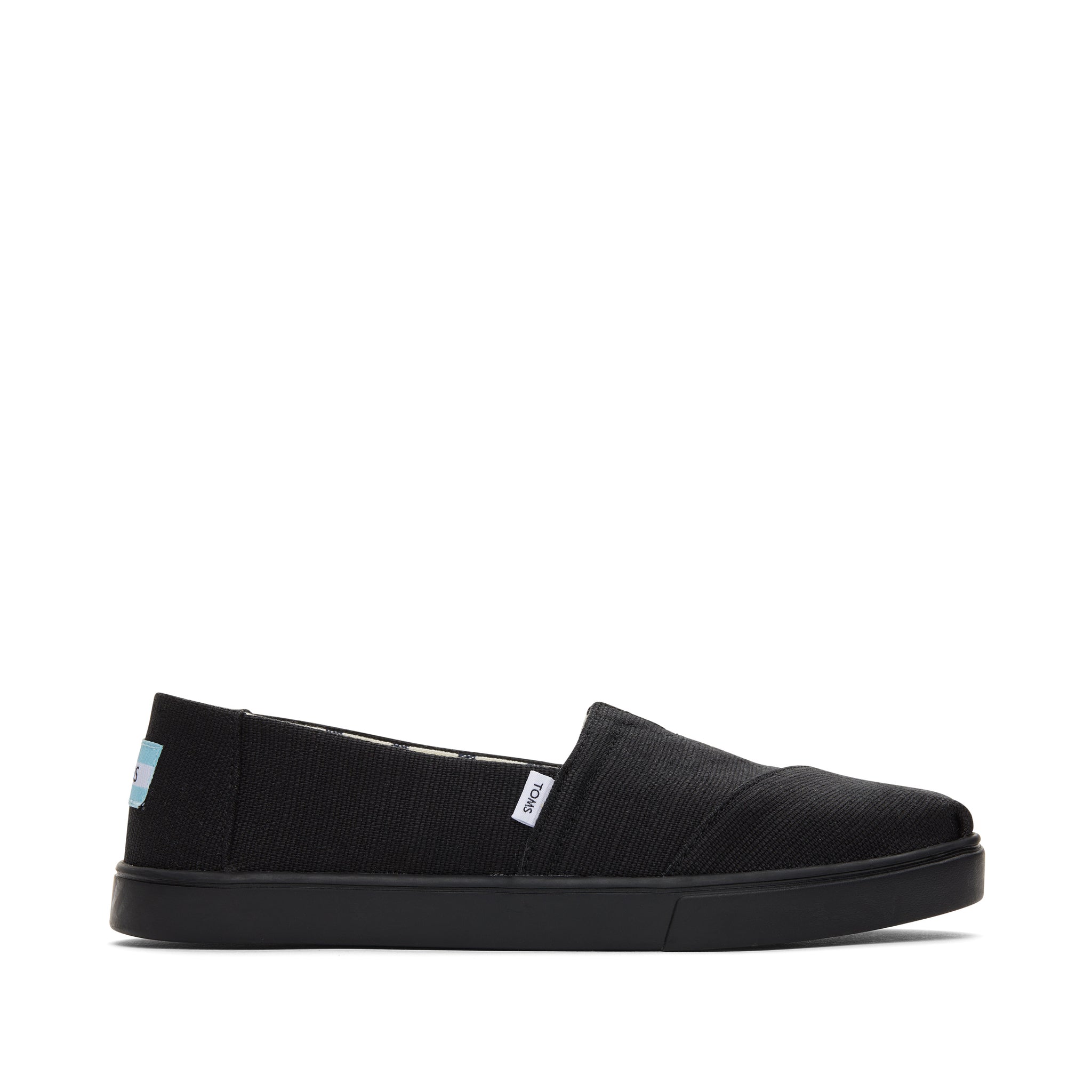 Альпаргата Cupsole All Black Heritage Canvas слипоны TOMS Shoes