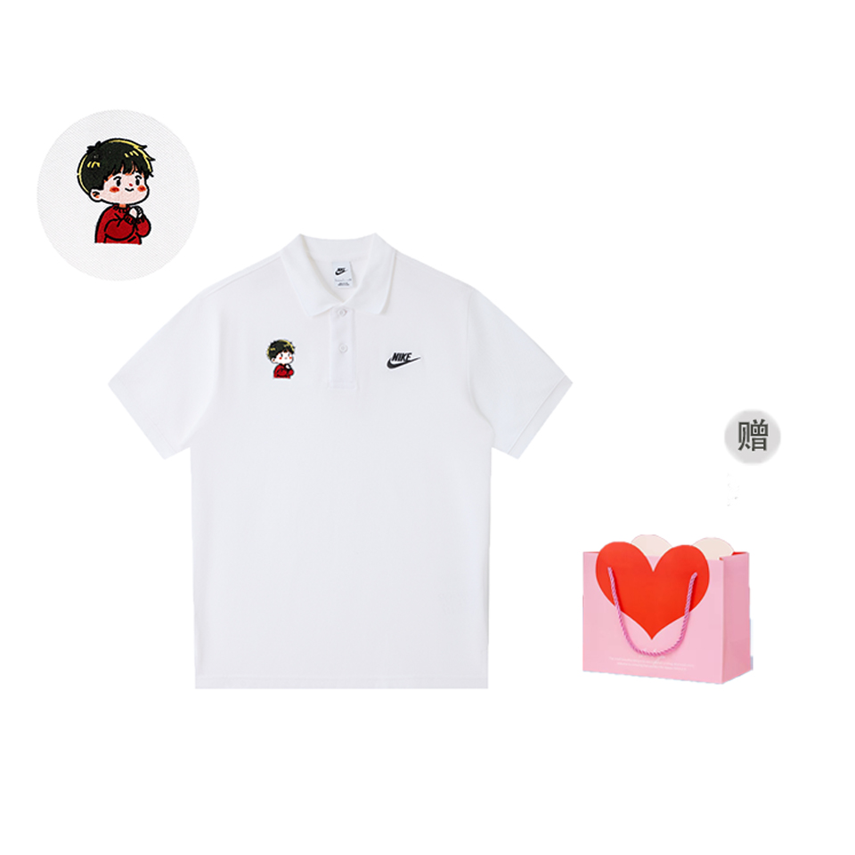 

Nike Футболка поло dri fit swoosh мужская white