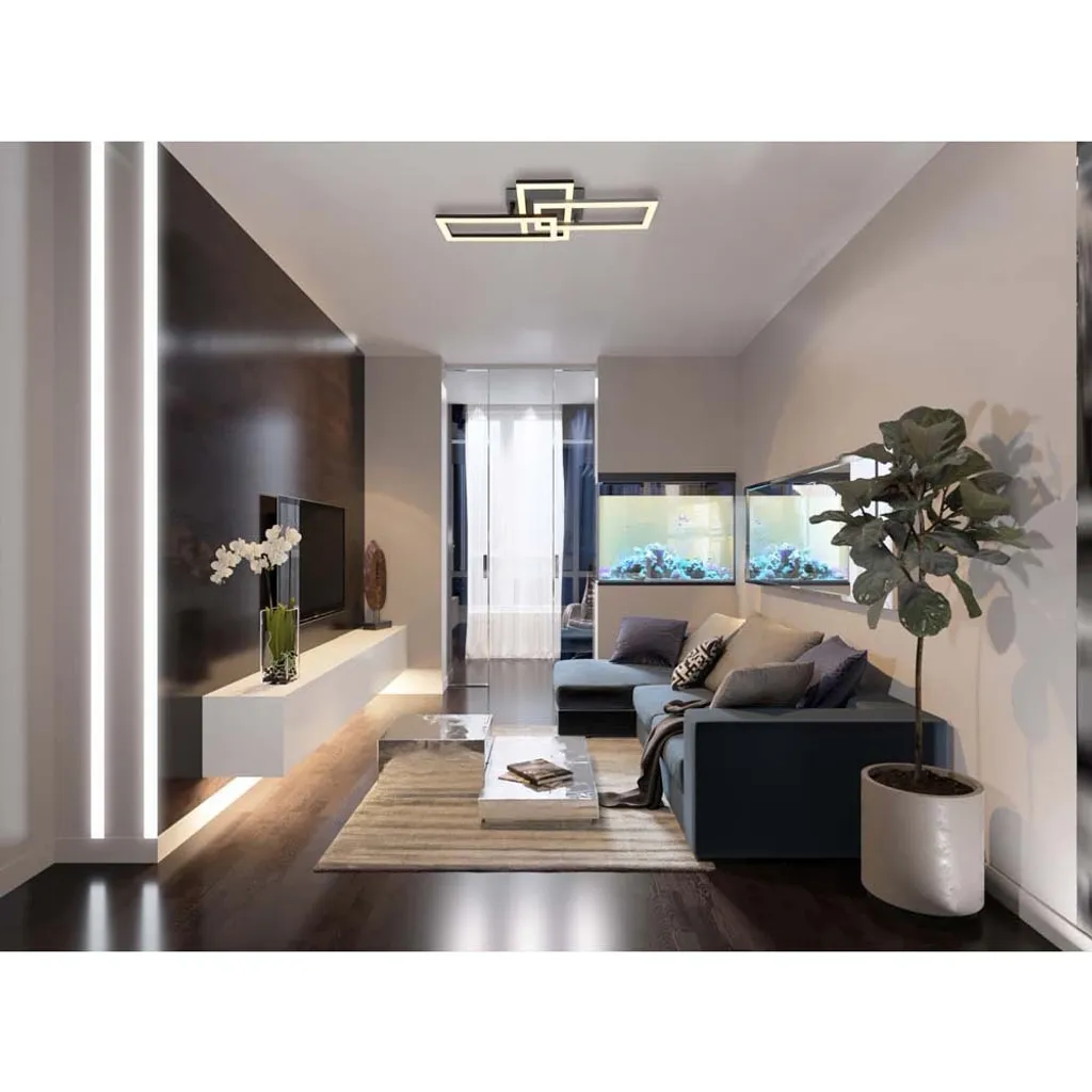 

Светодиодный потолочный светильник Globo Lighting, серый