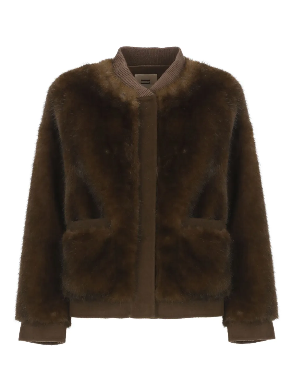 

Бомбер с карманами Valentini 1972, коричневый